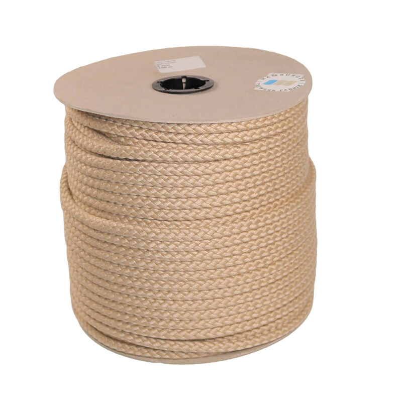 Nature Touch Polyhanf Tauwerk, hanffarbig / 6mm ø, geflochten - 100mtr. Rolle | Hamburger Tauwerk Fabrik – Beste Qualität seit 1901. Jetzt online kaufen