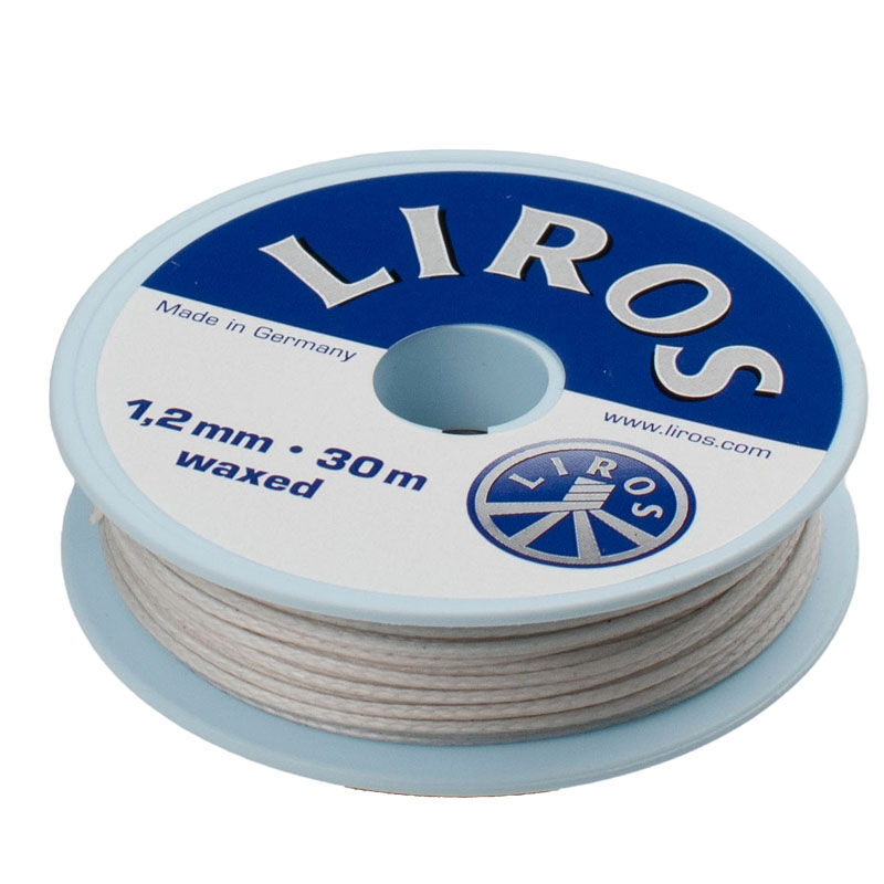 Dyneema Takelgarn 1,2mm / 30mtr Rolle / stark gewachst / silber Dyneema Takelgarn 1,2mm / 30mtr Rolle / stark gewachst / silber