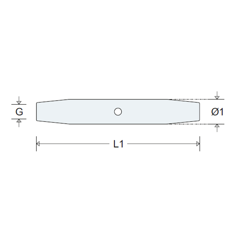 Spannschlossmutter Mini M8 x 70mm | Hamburger Tauwerk Fabrik – Beste Qualität seit 1901. Jetzt online kaufen