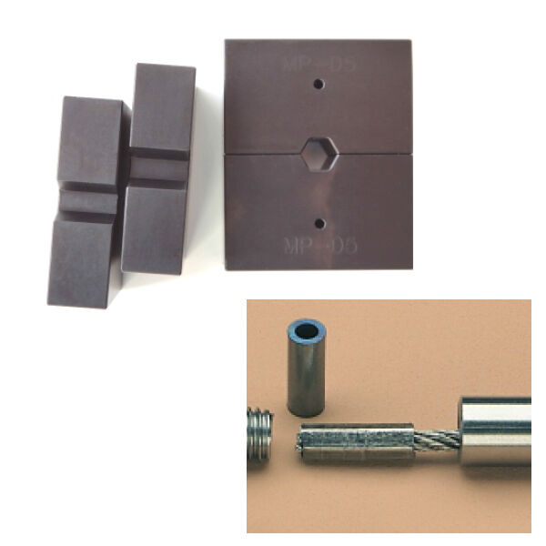 Sechskant - Pressbacke für 4,0mm SBD Terminal's / D-Stophülsen 6,7 x 12,0mm aus der Hamburger Tauwerk Fabrik - Est. 1901 ✓ Made in Germany ✓ Top Qualität ➤ Jetzt kaufen!