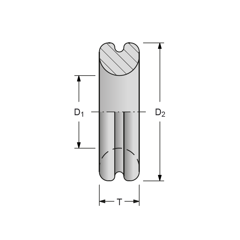 Antal Solid Rings / D1-34mm / D2-64mm / T-18mm / SWL 2800kg | Hamburger Tauwerk Fabrik – Beste Qualität seit 1901. Jetzt online kaufen