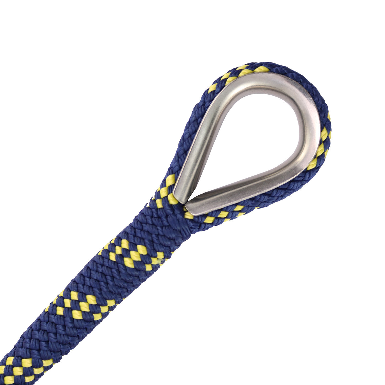LIROS Handy Elastic 14mm / Bruchlast 4800daN / Marine-Gelb | Hamburger Tauwerk Fabrik – Beste Qualität seit 1901. Jetzt online kaufen