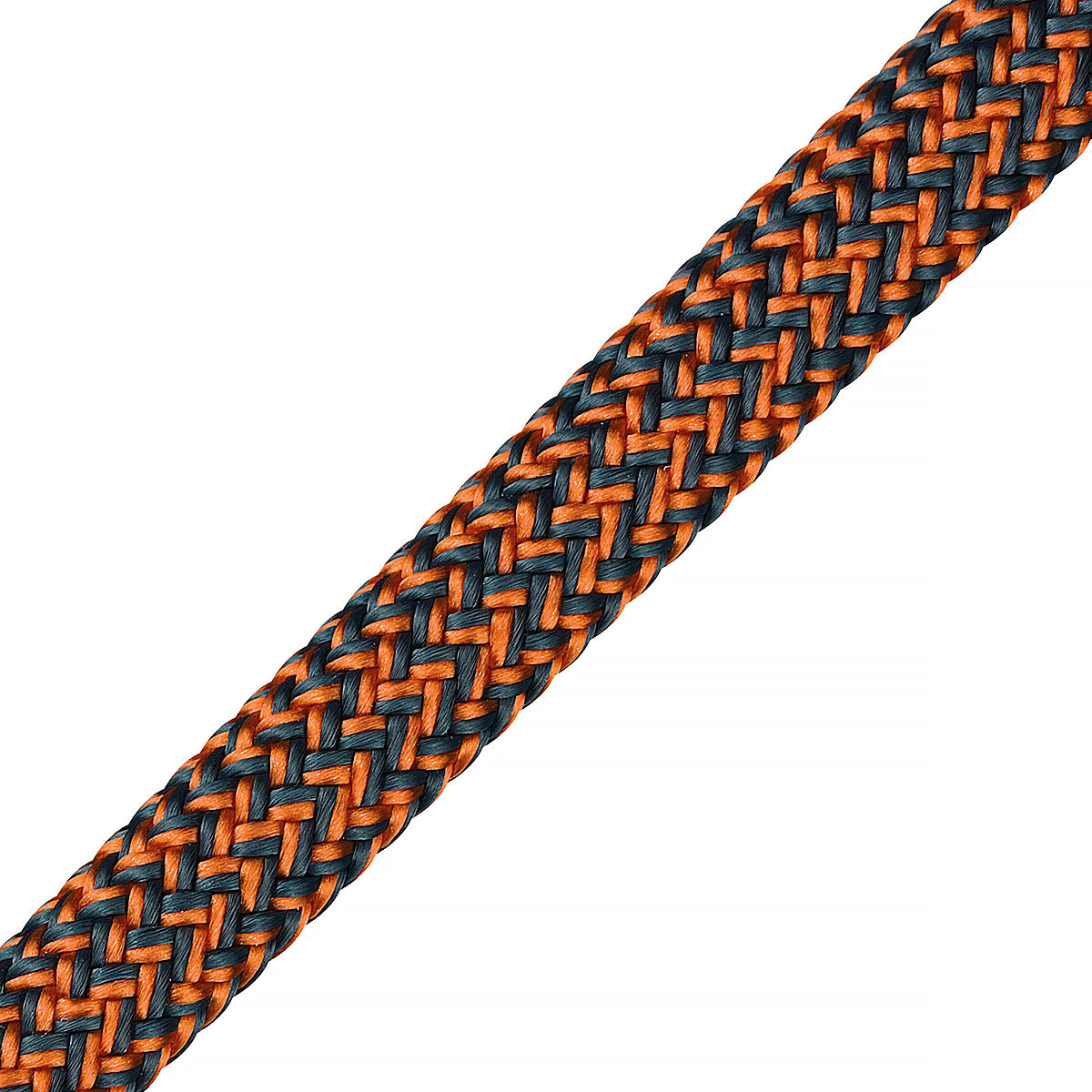LIROS Racer Vision Tauwerk 14mm / Bruchlast 10500daN / Stahlblau-Orange aus der Hamburger Tauwerk Fabrik - Est. 1901 ✓ Made in Germany ✓ Top Qualität ➤ Jetzt kaufen!