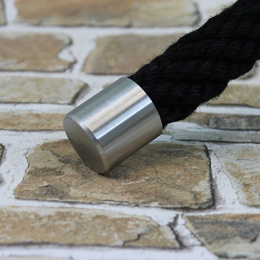 SeilendkappeEdelstahl Seilendkappe - Edelstahl matt für 40mm Handlaufseil/Absperrseil