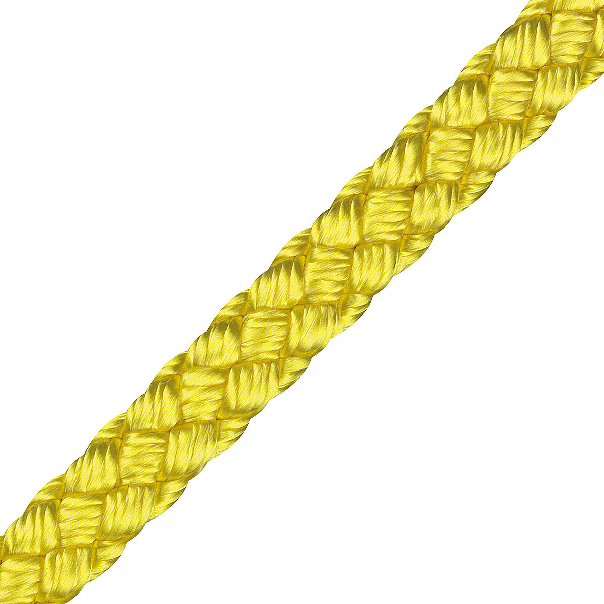 Perlon (PA) Flechtschnur 1,0mm / 8-fach geflochten / Gelb / 500mtr Spule aus der Hamburger Tauwerk Fabrik - Est. 1901 ✓ Made in Germany ✓ Top Qualität ➤ Jetzt kaufen!