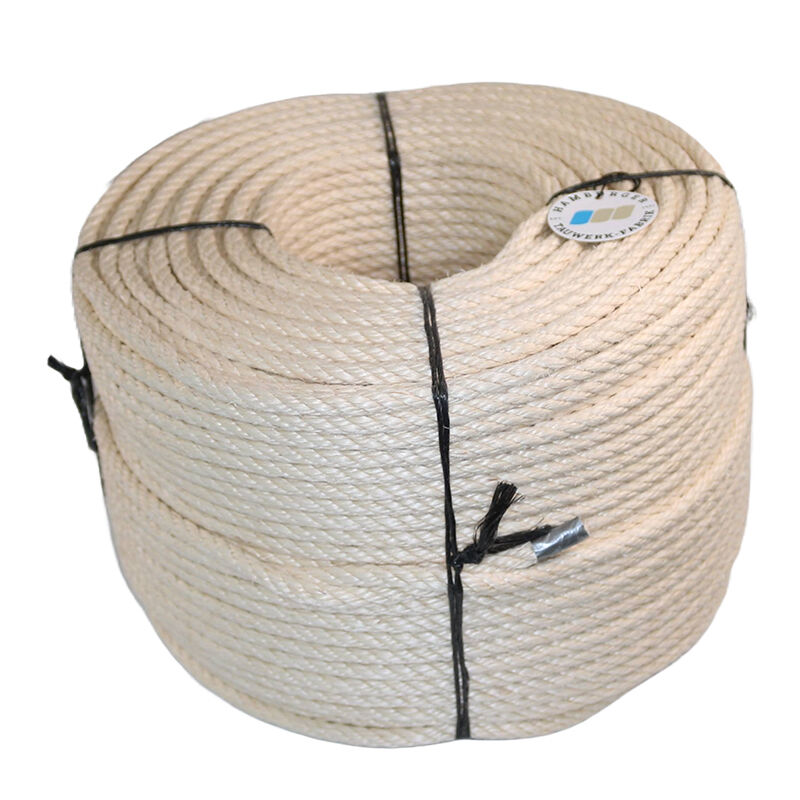 Sisal Tauwerk / Sisalseil 6,0 - 12mm ø / 100% Naturseil Sisal Tauwerk / Sisalseil 6,0 - 12mm ø / 100% Naturseil