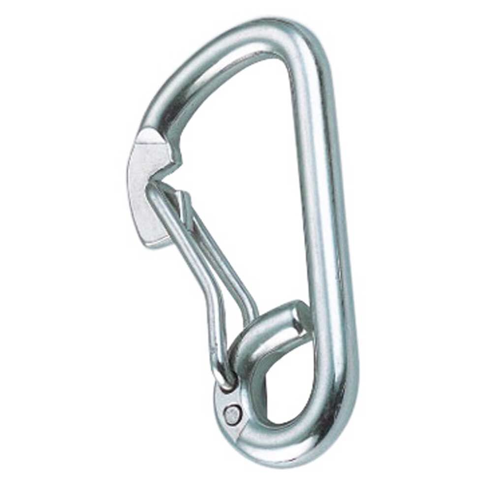 KarabinerhakenmitDrahtbügel Carbiner with Wire Shackle 6.0 - 16mm, Stainless Steel A4 - AISI 316