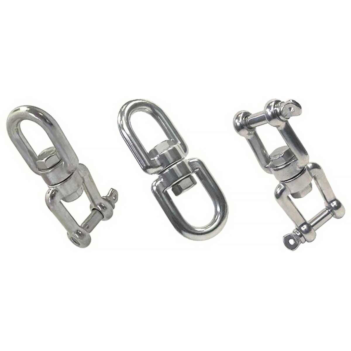 Edelstahl-Wirbel für Seile & Ketten | Verdrehsichere Verbindungen Edelstahl Wirbel