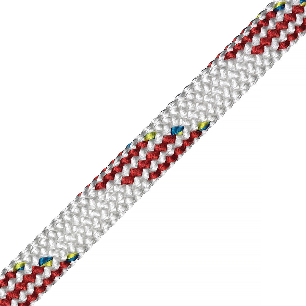 LIROS Dynamic Plus Tauwerk 8,0mm / Bruchlast 2300daN / Weiß-Rot