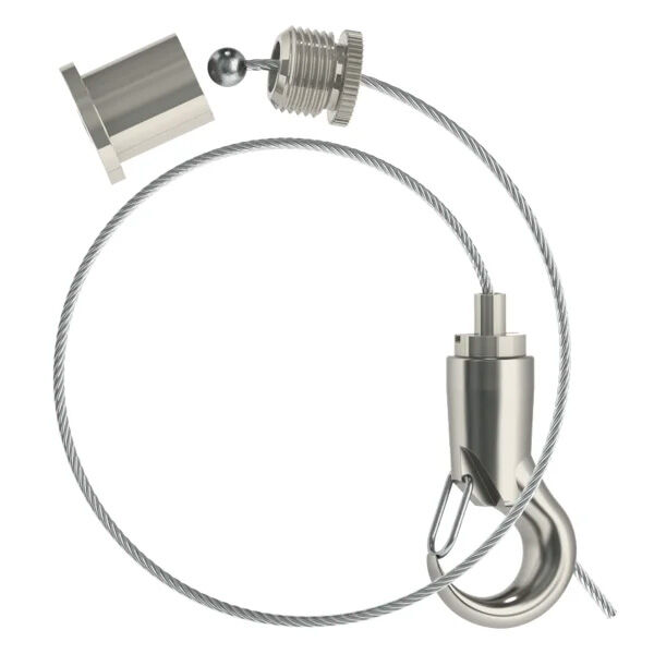 Abhängeset mit Haken-Gripper | Drahtseil-Aufhängung ohne Werkzeug HTF Abhängeset mit Haken-Gripper