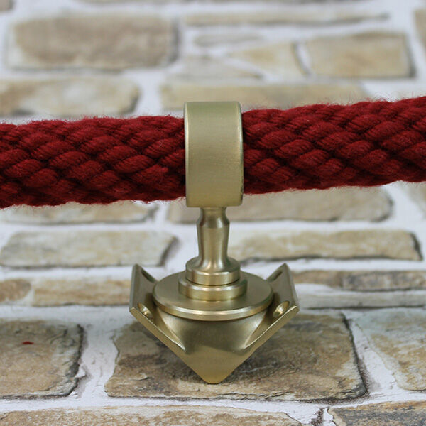 Innenecktraeger Seilträger, Endkappen & Beschläge / Messing matt