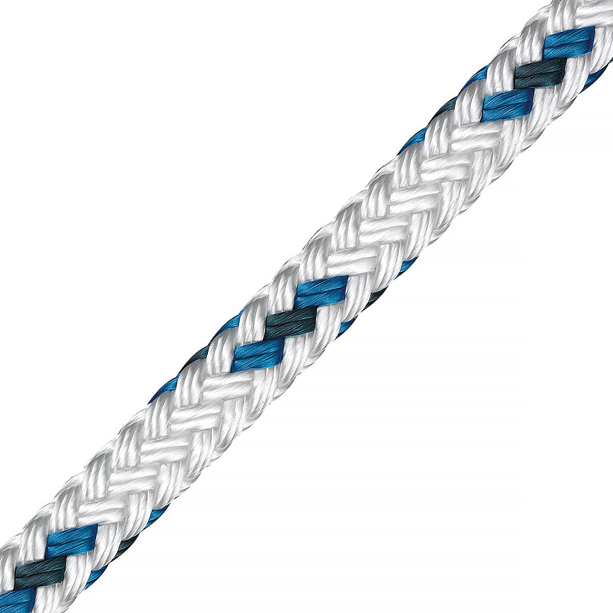 Allround Tauwerk 6,0mm / Bruchlast 800daN / Weiß-Blau / 200mtr Spule Allround Tauwerk 6,0mm / Bruchlast 800daN / Weiß-Blau / 200mtr Spule | Hamburger Tauwerk Fabrik – Beste Qualität seit 1901. Jetzt online kaufen