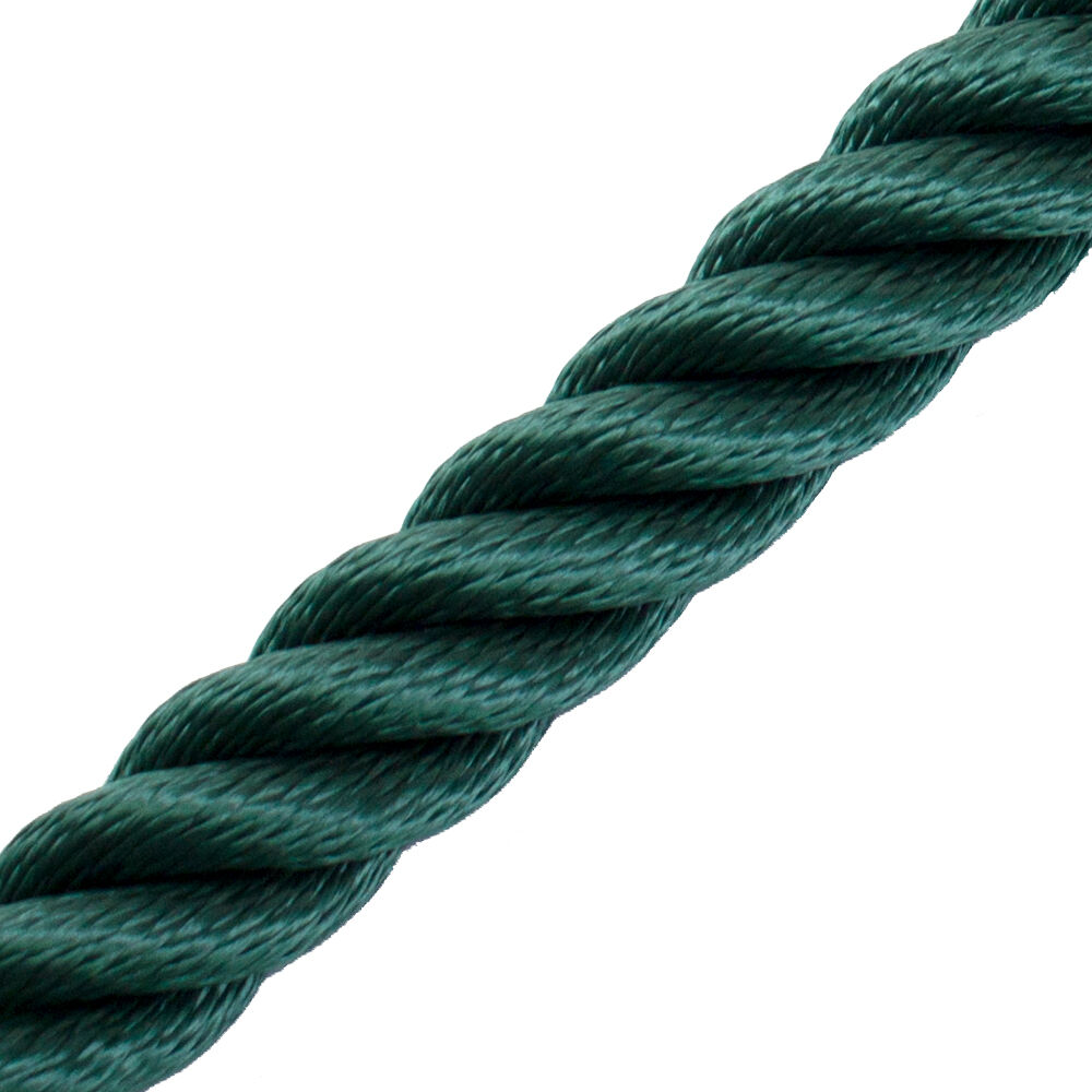 Handlaufseil/Absperrseil - Soft Touch in Dunkelgrün / Länge nach Maß Handlaufseil/Absperrseil - Soft Touch in Dunkelgrün / Länge nach Maß
