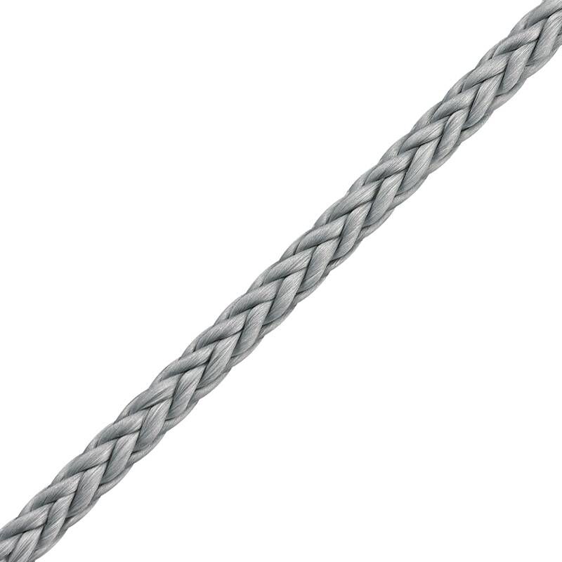 Liros Lazy Jack 4mm / 12-fach Hohlgeflochten - silber aus der Hamburger Tauwerk Fabrik - Est. 1901 ✓ Made in Germany ✓ Top Qualität ➤ Jetzt kaufen!