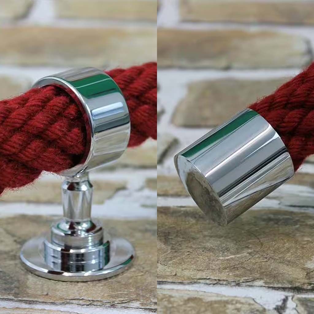 Rope railings, end caps & fittings / Chrome plated Rope railings, end caps & fittings / Chrome plated
