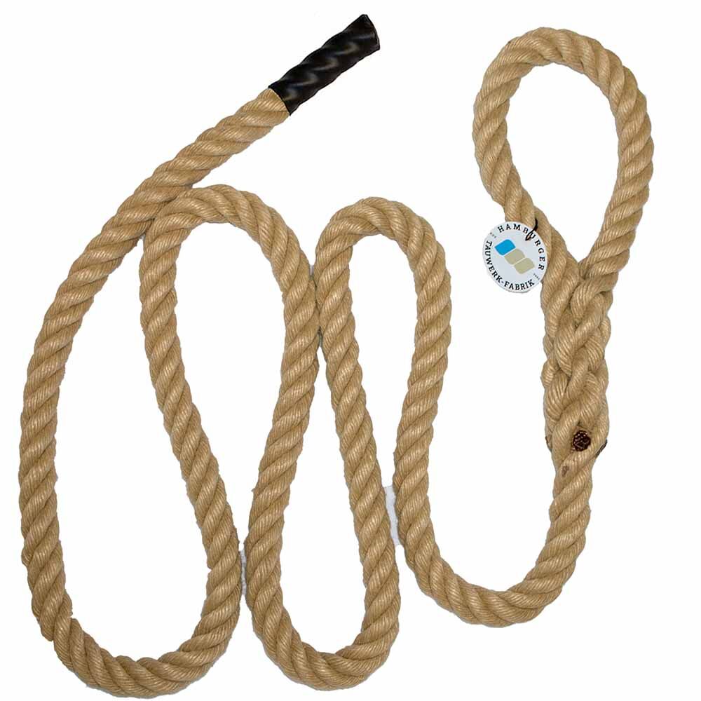 Kletterseil / Klettertau Nature Touch 30mm ø - Länge 2,0mtr. mit Augspleiß Kletterseil / Klettertau Nature Touch 30mm ø - Länge 2,0mtr. mit Augspleiß | Hamburger Tauwerk Fabrik – Beste Qualität seit 1901. Jetzt online kaufen