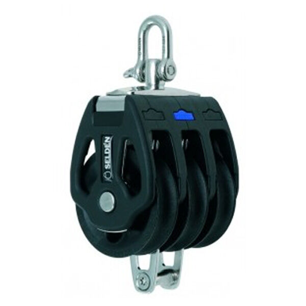 Seldén PBB Dreischeibiger Gleitlager-Block mit Wirbel und Bügel Seldén PBB Dreischeibiger Gleitlager-Block mit Wirbel und Bügel