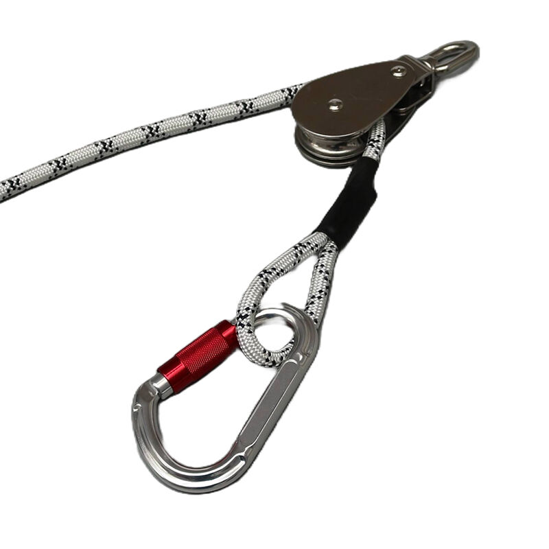 Braided Polyester Working Rope with Eye Loop & Carabiner | Ø 10–16 mm Braided Polyester Working Rope with Eye Loop & Carabiner | Ø 10–16 mm