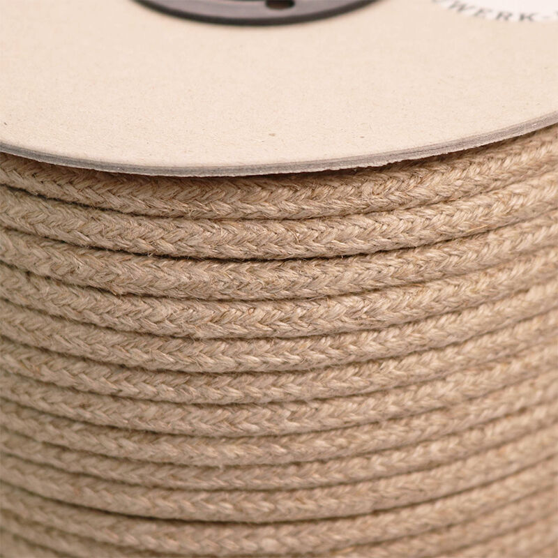Naturhanf-Flechtschnur 2,0mm geflochten / 100mtr Spule | Hamburger Tauwerk Fabrik – Beste Qualität seit 1901. Jetzt online kaufen
