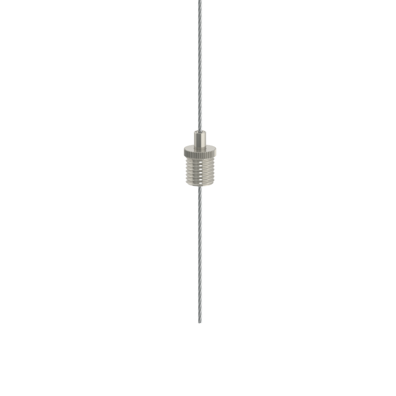 Drahtseilhalter/Gripper Typ12 - M8x1 Gewinde / vernickelt Drahtseilhalter/Gripper Typ12 - M8x1 Gewinde / vernickelt
