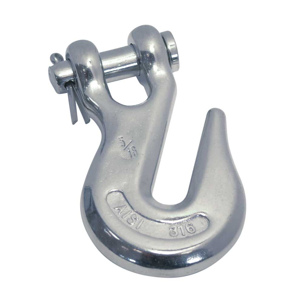 Kettenhakenselbstklemmend Kettenhaken für 6,0 - 10mm Kette, selbstklemmend, Edelstahl A4 - AISI 316