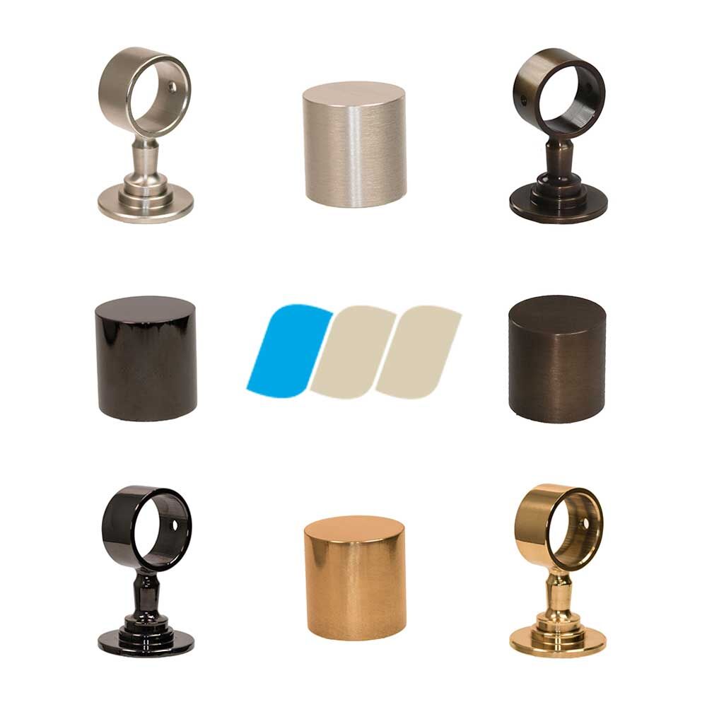 Seilträger & Endkappen für Handlaufseil oder Absperrseil Seilträger & Endkappen