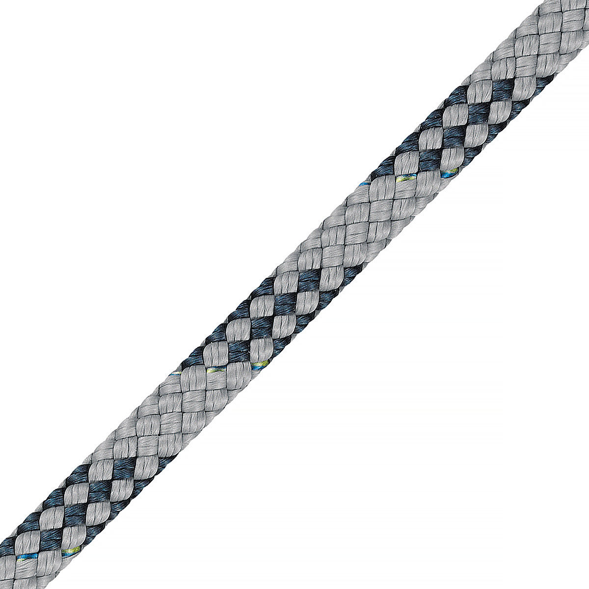 Verjüngte Rollreffleine mit Dyneema® SK78 Kern und Polyester-Mantel. Optimaler Grip auf der Winsch, geringe Dehnung und leichtes Rollen unter Last.