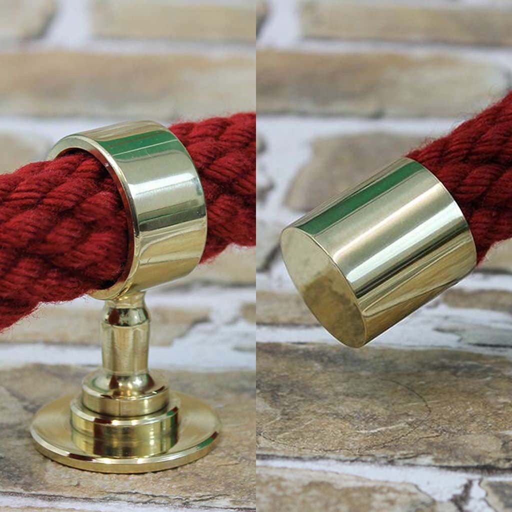 Rope railings, end caps & fittings / Brass shiny Rope railings, end caps & fittings / Brass shiny