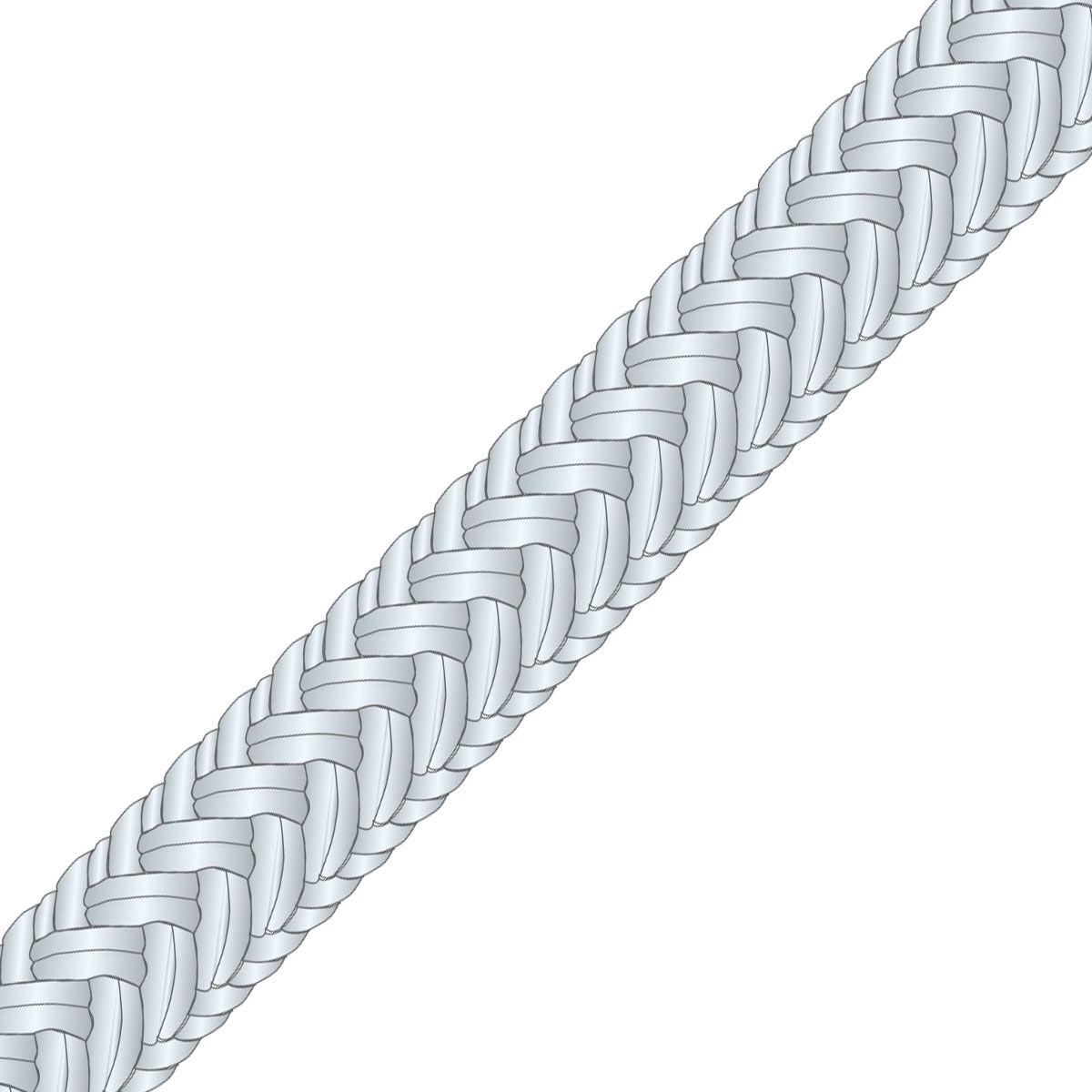 Gleistein GentleRun - 8mm / Bruchlast 3100daN / hellbeigeGleistein GentleRun - 8mm / Breaking load 3100daN / light beige