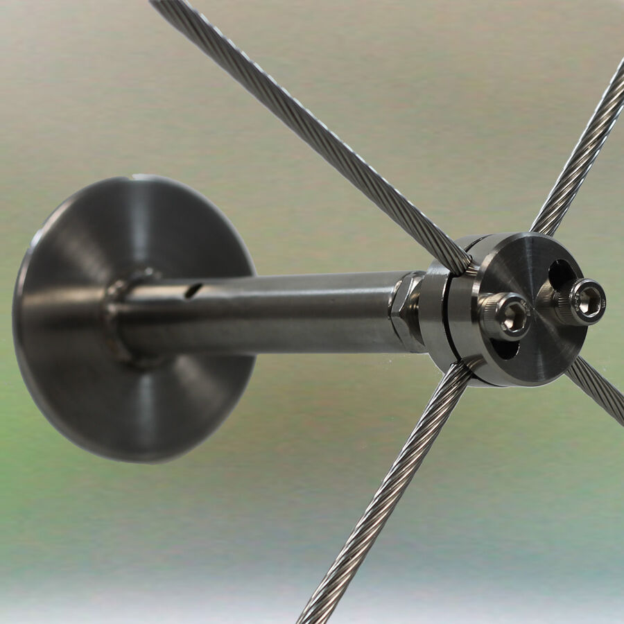 Ranksystem Exklusive 130mm Bausatz / 1 Wandhalter mit Kreuzklemme 5mm | Hamburger Tauwerk Fabrik – Beste Qualität seit 1901. Jetzt online kaufen