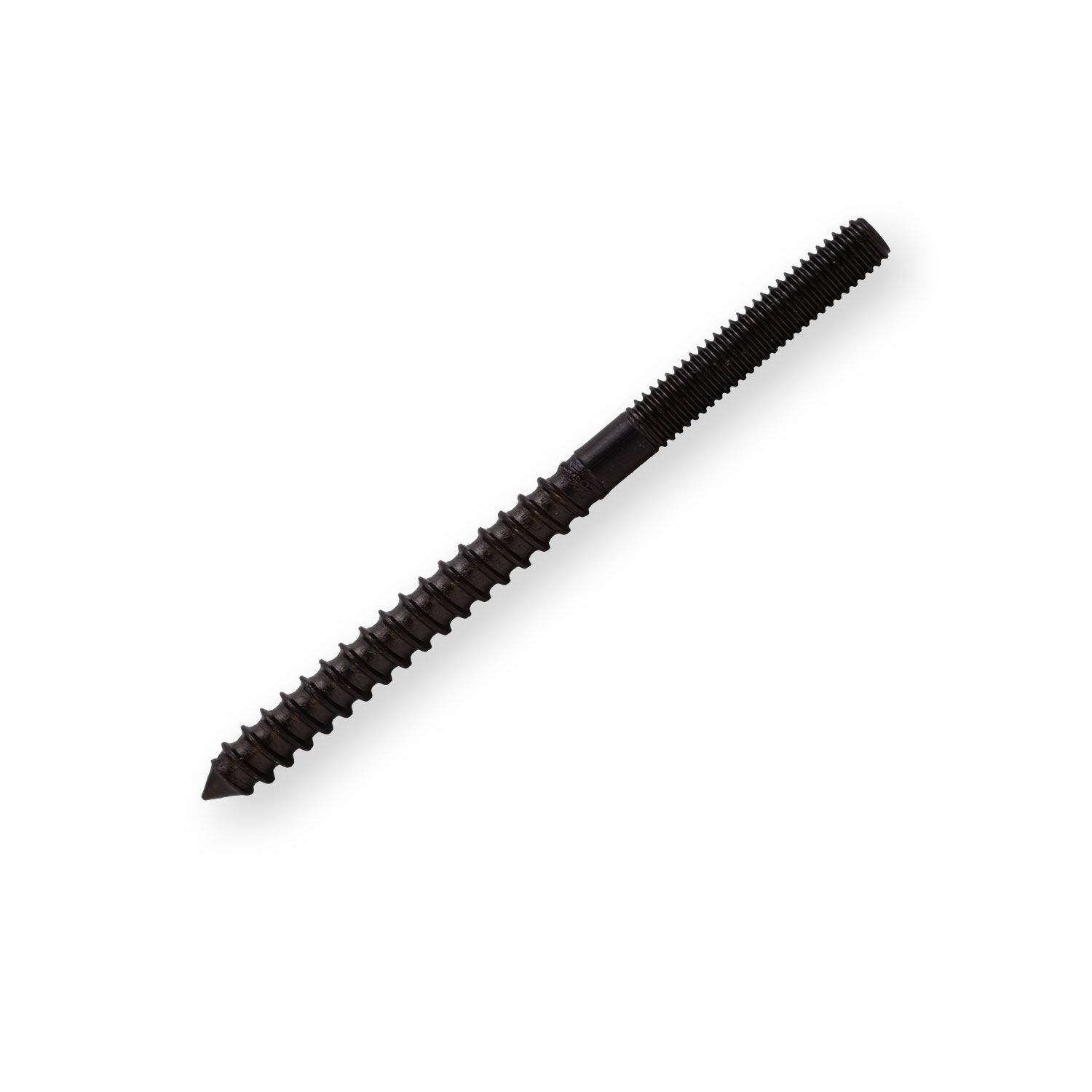 DIY Selbstmontage Seilspanner für 3mm Drahtseil mit Stockschraube M6 / Rechts, PVD Schwarz