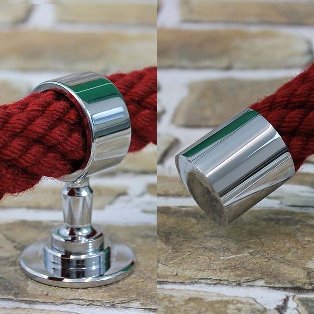 Rope railings, end caps & fittings / Stainless steel polished Rope railings, end caps & fittings / Stainless steel polished