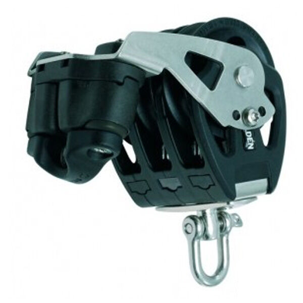 Seldén PBB50 Dreischeibiger Gleitlager-Block mit Wirbel und Klemme / 50mm Scheibe | Hamburger Tauwerk Fabrik – Beste Qualität seit 1901. Jetzt online kaufen