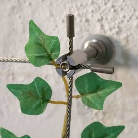 Ranksystem Ranksystem 50mm Bausatz / 20 Wandhalter / 50m Drahtseil