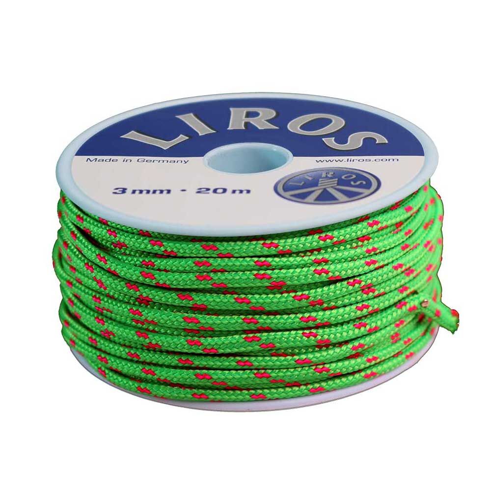 Trimmleine / 3mm Ø - je 20m Spulen, 16-fach geflochten, in vielen Neonfarben Trimmleine / 3mm Ø - je 20m Spulen, 16-fach geflochten, in vielen Neonfarben