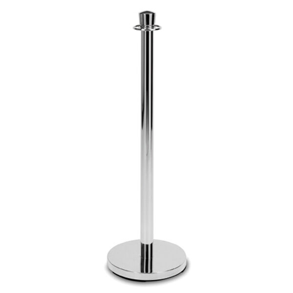 Seilständer Exclusive - Chromeffekt poliert / Zierkugel flach Seilständer Exclusive - Chromeffekt poliert / Zierkugel flach