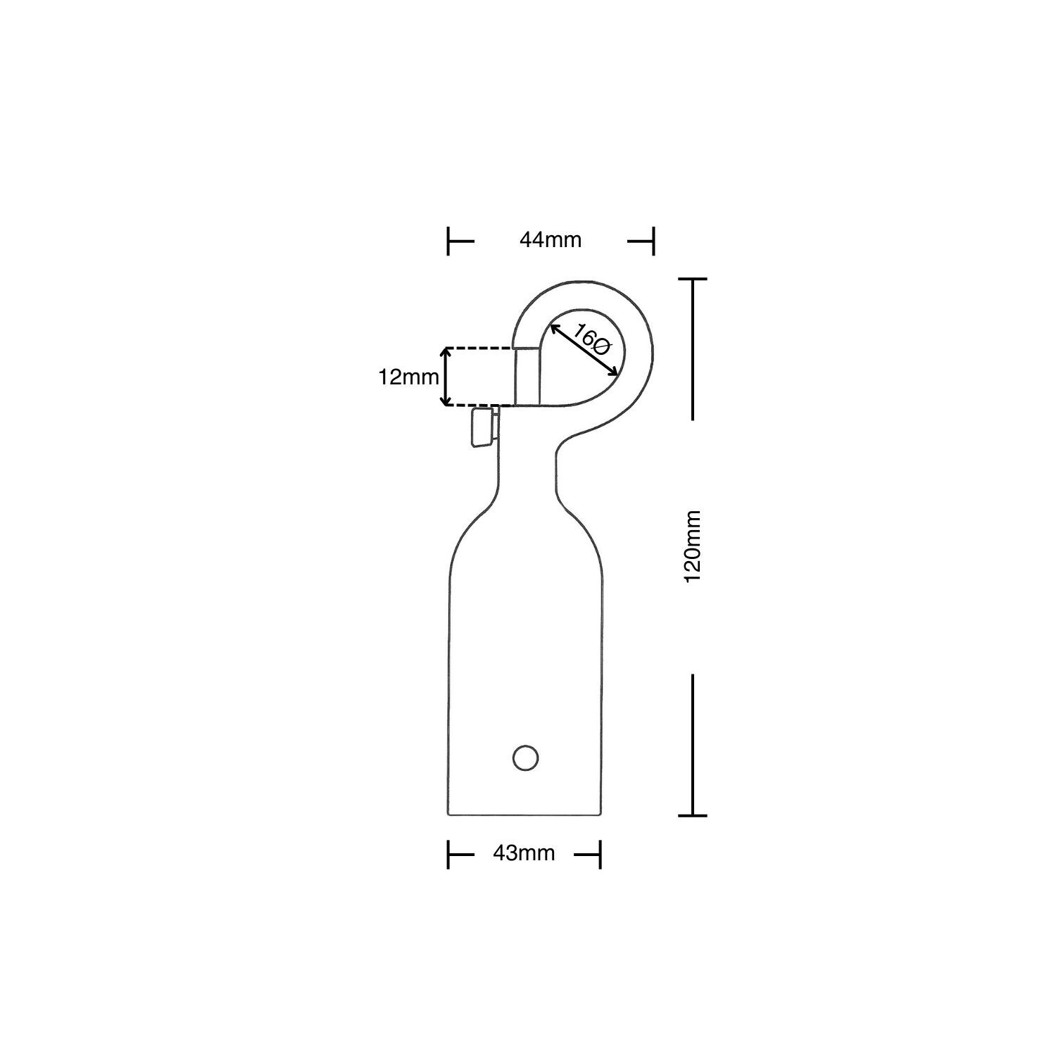 Seilendkappe mit Karabiner für 40mm Seil / Edelstahl-Design | Hamburger Tauwerk Fabrik – Beste Qualität seit 1901. Jetzt online kaufen