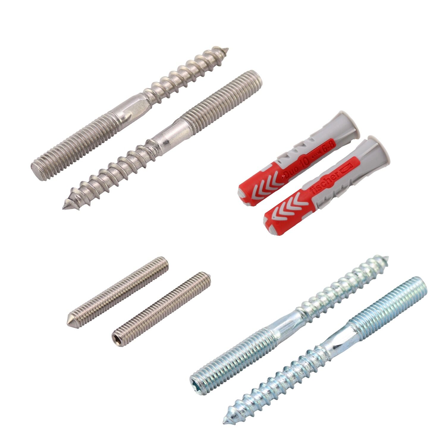 Ersatzteile & Schrauben für Handlaufseil und Seilträger Ersatzteile für Seilträger & Endkappen