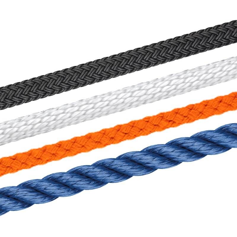 Produktbild von HTF Dyneema Pro Tauwerk – 2 Mm X 100 M, Carbon Grau, 12-fach Geflochten, Bruchlast 410 DaN, Ersatz Für Stahlseil