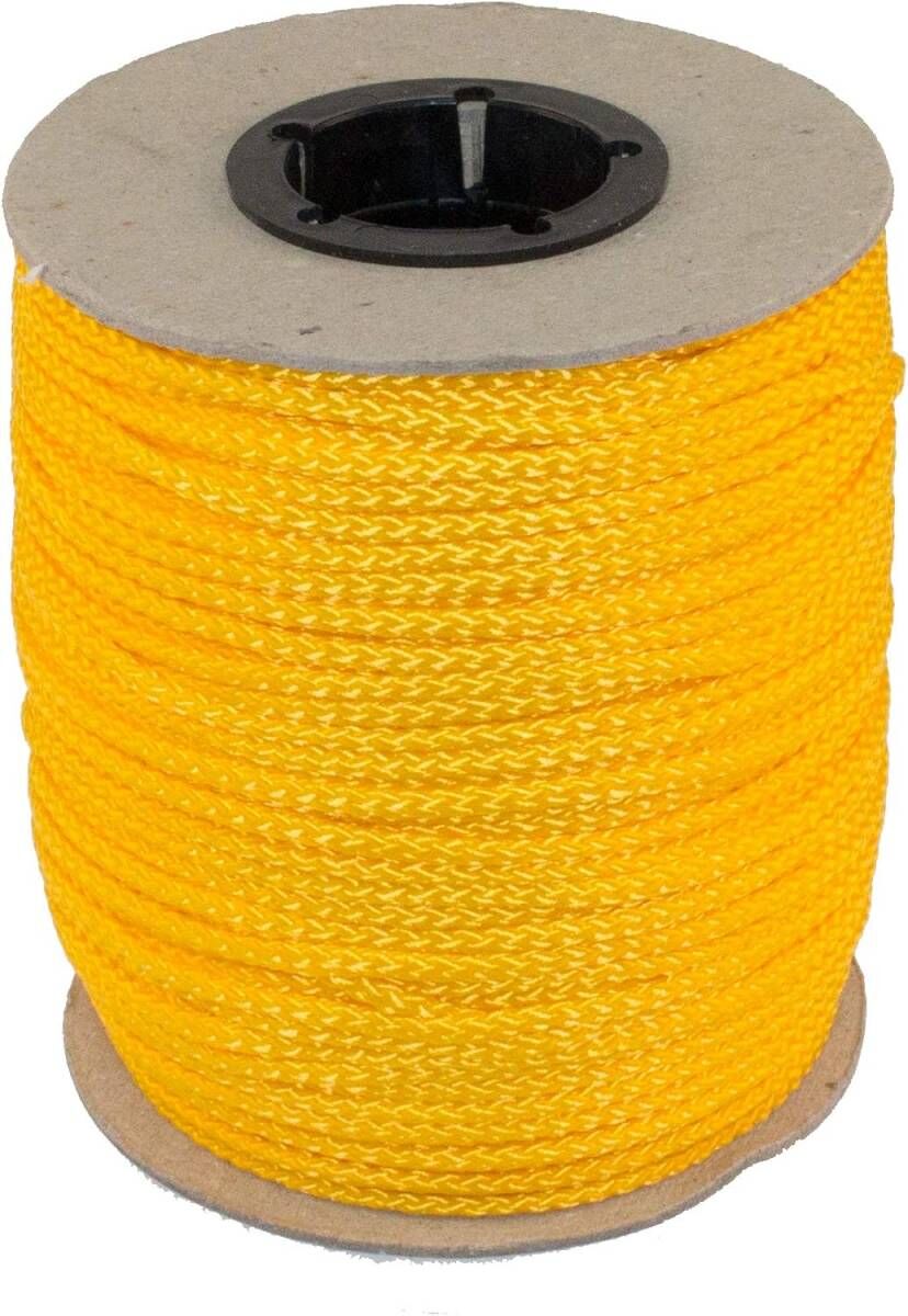 Multifil-Flechtschnur 2,0mm / 100mtr Spule / Gelb
